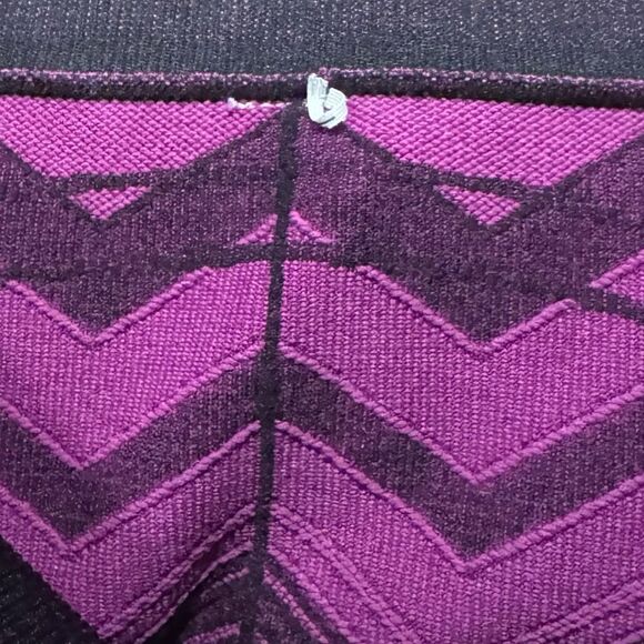 Lululemon Ebb to Street Pant Heathered Regal Plum ZigZag Leggings Womens 4 - Picture 2 of 5